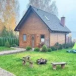 Karmelowe Kaszuby, Z Jacuzzi Na Tarasie Z Widokiem Na Jezioro 木屋