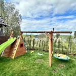 Alpstuga Karmelowe Kaszuby, Z Jacuzzi Na Tarasie Z Widokiem Na Jezioro