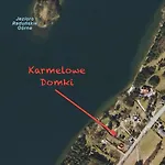 木屋 Karmelowe Kaszuby, Z Jacuzzi Na Tarasie Z Widokiem Na Jezioro
