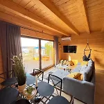 木屋 Karmelowe Kaszuby, Z Jacuzzi Na Tarasie Z Widokiem Na Jezioro
