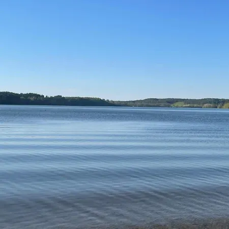 Karmelowe Kaszuby, Z Jacuzzi Na Tarasie Z Widokiem Na Jezioro Chalet Stężyca