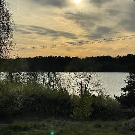 Chalet Karmelowe Kaszuby, Z Jacuzzi Na Tarasie Z Widokiem Na Jezioro