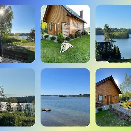 Karmelowe Kaszuby, Z Jacuzzi Na Tarasie Z Widokiem Na Jezioro Chalet *