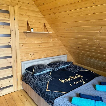 Karmelowe Kaszuby, Z Jacuzzi Na Tarasie Z Widokiem Na Jezioro Chalet