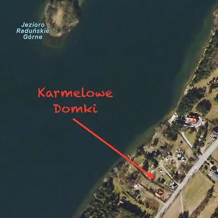 Chalé Karmelowe Kaszuby, Z Jacuzzi Na Tarasie Z Widokiem Na Jezioro