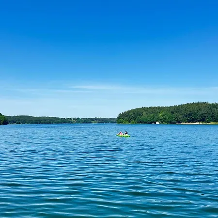 Karmelowe Kaszuby, Z Jacuzzi Na Tarasie Z Widokiem Na Jezioro Stężyca
