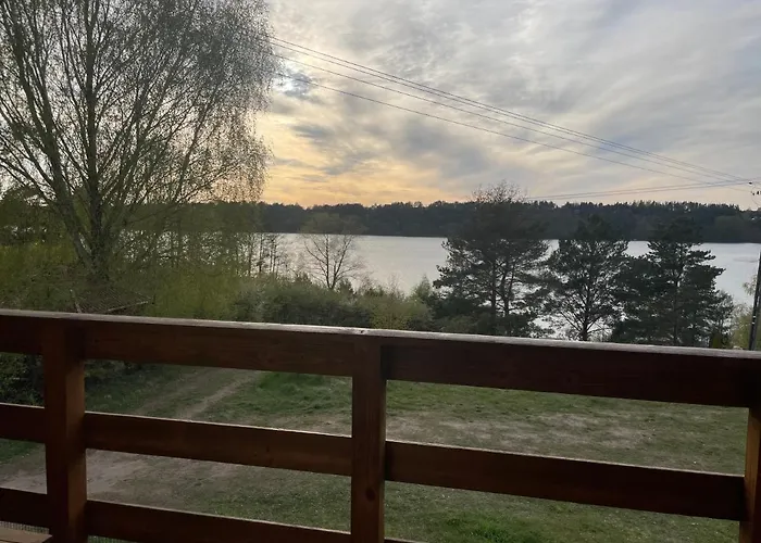 Alpstuga Karmelowe Kaszuby, Z Jacuzzi Na Tarasie Z Widokiem Na Jezioro Stężyca