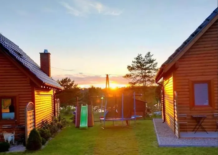 Karmelowe Kaszuby, Z Jacuzzi Na Tarasie Z Widokiem Na Jezioro