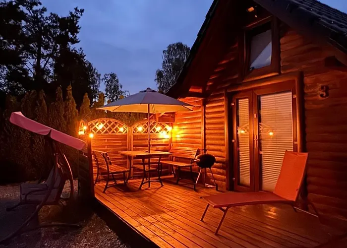 Karmelowe Kaszuby, Z Jacuzzi Na Tarasie Z Widokiem Na Jezioro Stężyca