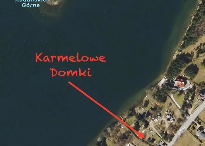 شاليه Karmelowe Kaszuby, Z Jacuzzi Na Tarasie Z Widokiem Na Jezioro